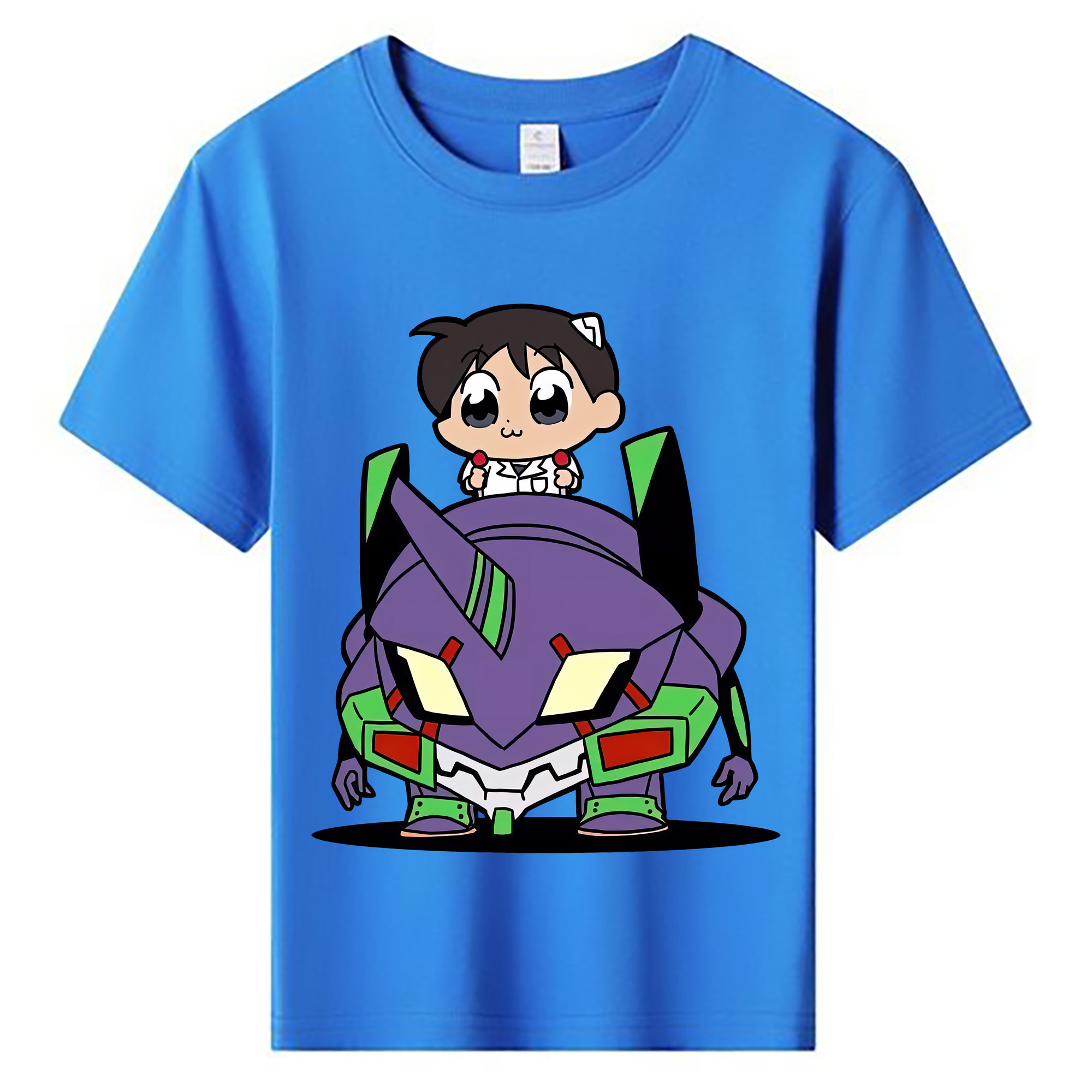（画像用） EVA 新世紀エヴァンゲリオン 綿100％キッズTシャツ（フロントプリント）